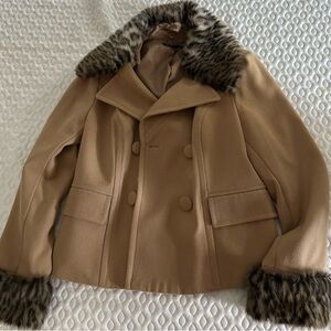 INC International Concepts Leopard Print Coat